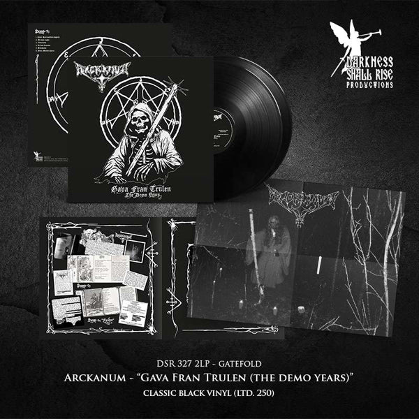 Arckanum - Gava Fran Trulen (The Demo Years) (Black Vinyl 2Lp) - Black Metal - DLP