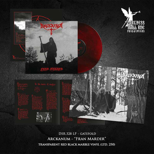 Arckanum - Fran Marder (Red / Black Marble Vinyl) - Black Metal - LP
