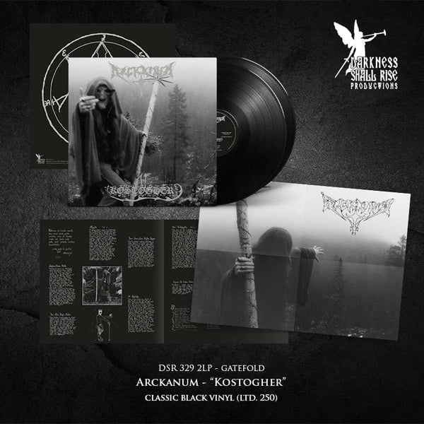 Arckanum - Kostogher (Black Vinyl 2Lp) - Black Metal - DLP