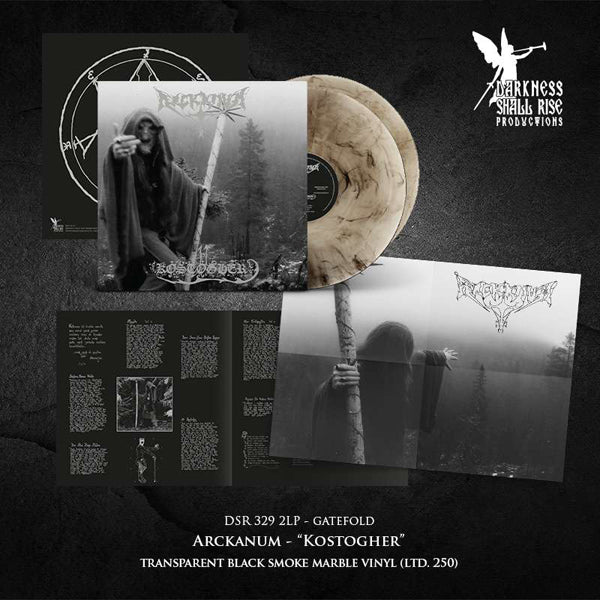 Arckanum - Kostogher (Black Smoke Marble Vinyl 2Lp) - Black Metal - DLP