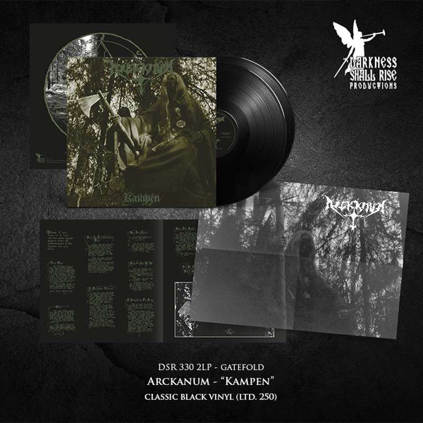 Arckanum - Kampen (Black Vinyl 2Lp) - Black Metal - DLP