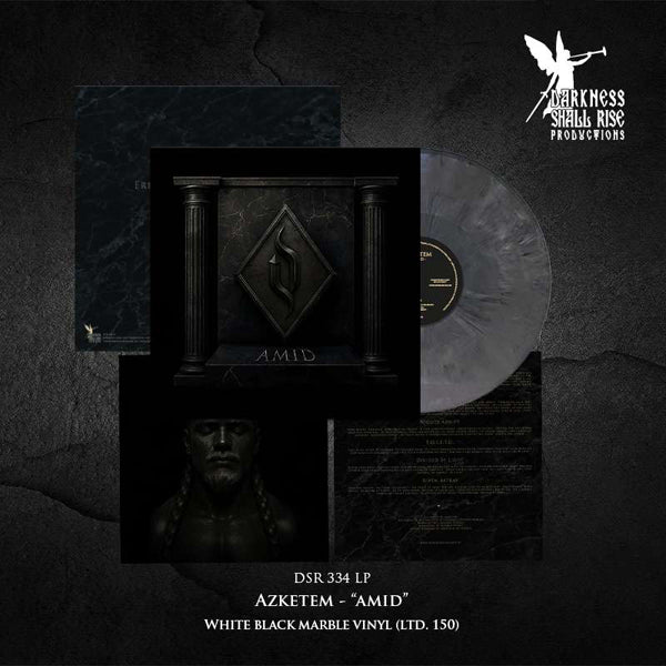 Azketem - Amid (White / Black Marble Vinyl) - Black Metal - LP