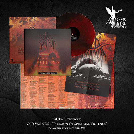 Old Wainds - Religion Of Spiritual Violence (Galaxy Red Black Vinyl) - Black Metal - LP