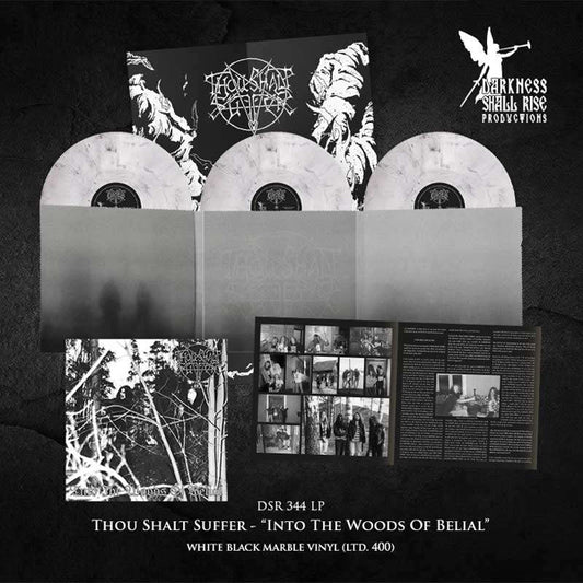 Thou Shalt Suffer - Into The Woods Of Belial (White / Black Marble Vinyl 3Lp) - Death Metal - 3LP