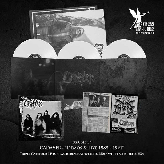 Cadaver - Demos & Live 1988-1991 (White Vinyl 3Lp) - Death Metal - 3LP
