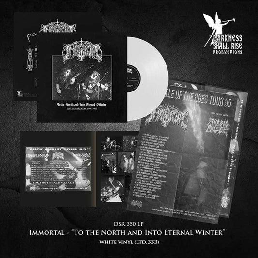 Immortal - To The North And Into Eternal Winters - Live In Darkness 1993-1995 (White Vinyl) - Black Metal - LP
