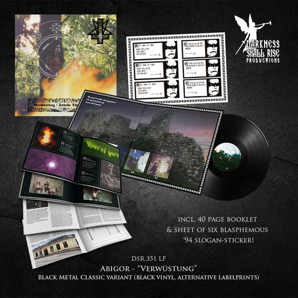 Abigor - Verwüstung / Invoke The Dark Age (Black Vinyl) - Black Metal - LP