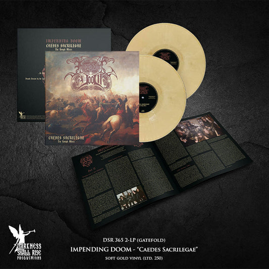 Sting - Caedes Sacrilegae (The Rough Mixes) (Soft Gold Vinyl 2Lp) - Black Metal - Vinyl Double Album