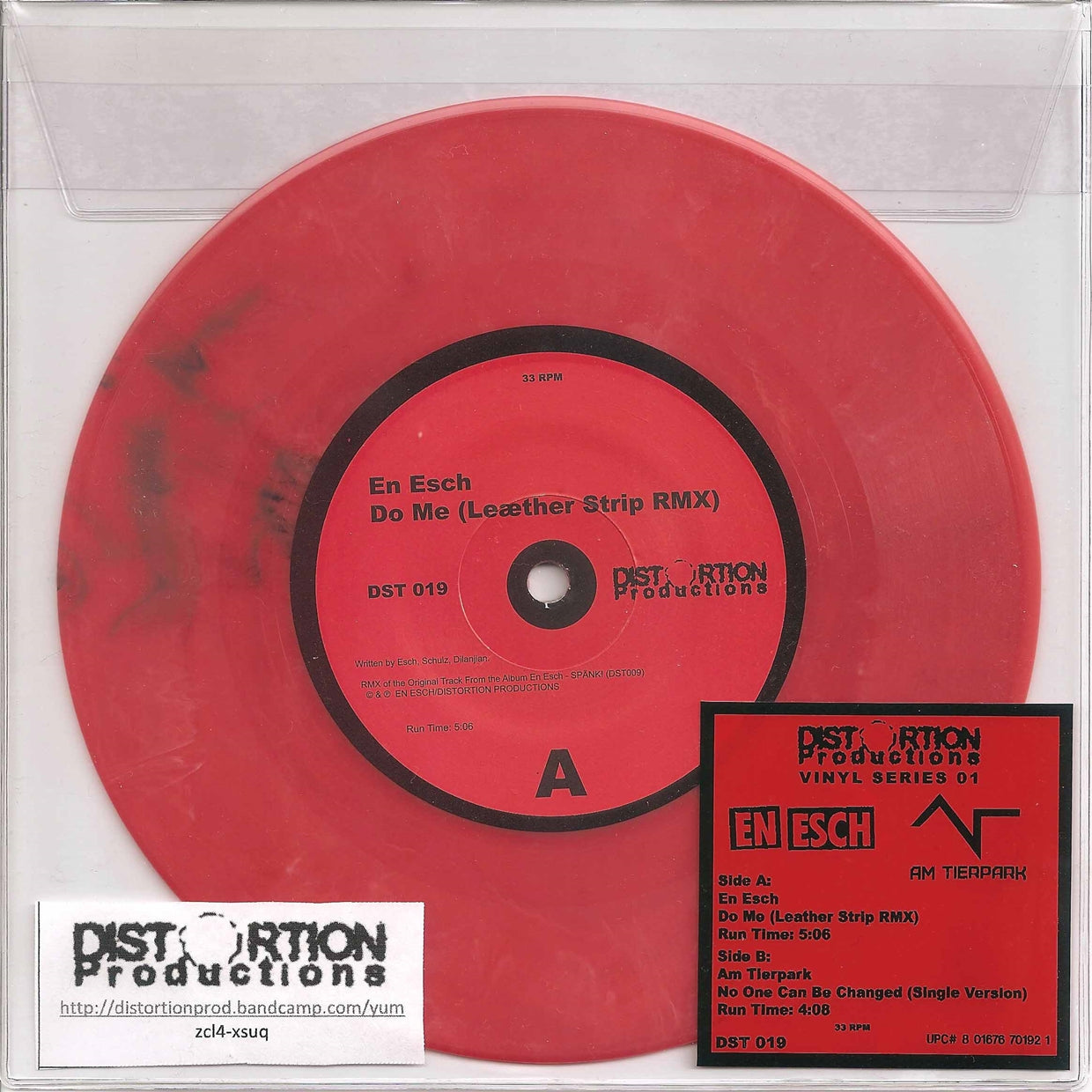 Am Tierpark/En Esch - No One Can Be Changed (Single Edit)/Do Me (Leather Strip Mix) - Electronic - 7
