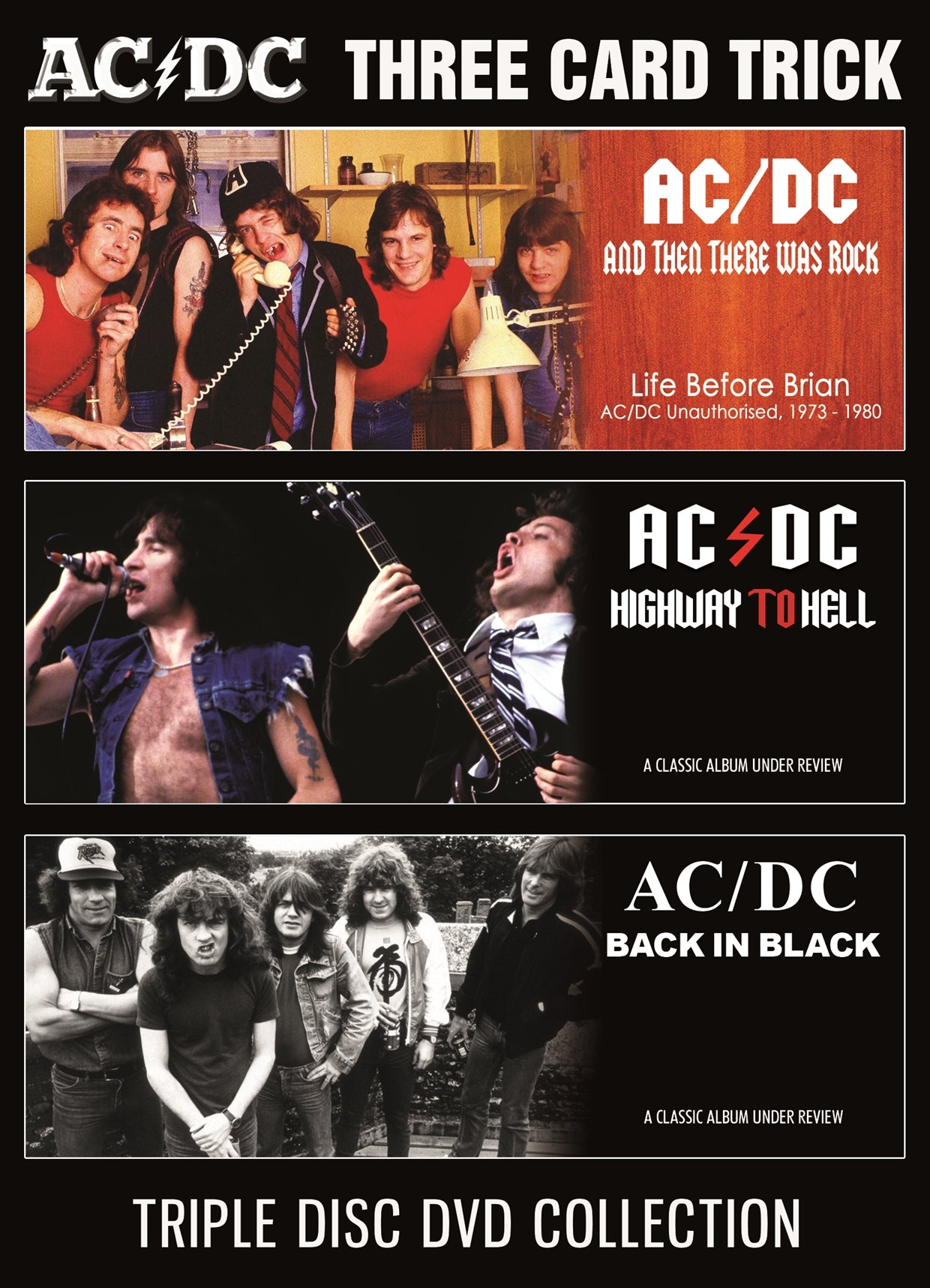 Ac/Dc - Three Card Trick (3Dvd) - Rock - DVD