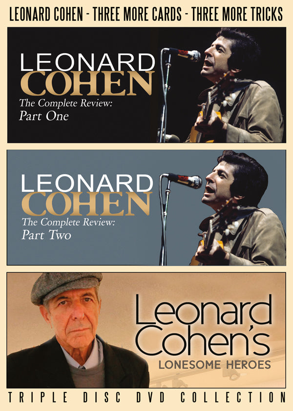Leonard Cohen - Three More Cards, Three More Tricks (3Dvd) - Country/Folk - DVD