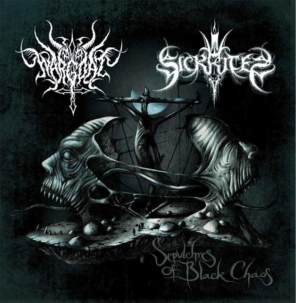 Sickrites / Wargoat - Sepulchres Of Black Chaos - Black Metal - 7