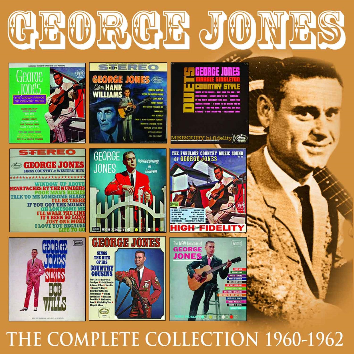 George Jones - The Complete Collection: 1960 - 1962 (4Cd) - Country/Folk - 4CD