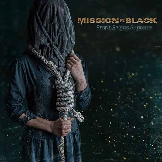 Mission In Black - Profit Reigns Supreme (Transparent Marble Petrol/ Black) - Death Metal - LP