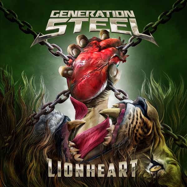 Generation Steel - Lionheart (Red Marbled Vinyl) - Metal - LP