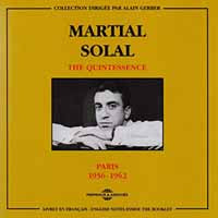 Martial Solal - The Quintessence Paris 1956-1962 - Rock/Pop - DCD