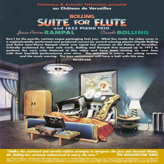 Claude Bolling & Jean-Pierre Rampal - Suite For Flute And Jazz Piano Trio (Ntsc) - <NONE> - DVD