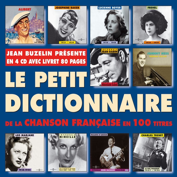 100 Titres + Livret 80 Pages - Petit Dictionnaire De La Chanson Francaise - Rock/Pop - 4CD
