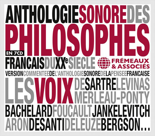 Anthologie Sonore Des Philosophes Français Du Xxe Siècle - Avec Les Voix De Sartre (7Cd Box) - Rock/Pop - CDB