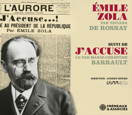 Tatiana De Rosnay - Émile Zola Par Tatiana De Rosnay, Suivi De "JAccuse" Lu Par Marie-Christine Barrault - Rock/Pop - CD