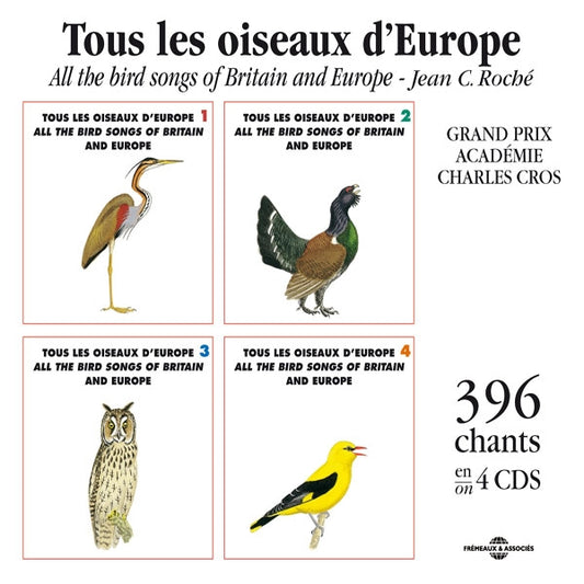 Tous Les Oiseaux D'Europe - All The Bird Songs Of Britain And Europe - Rock/Pop - 4CD
