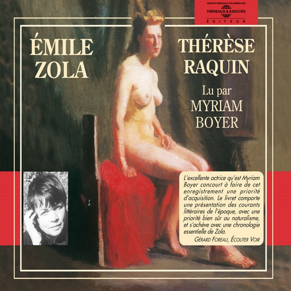 Emile Zola - Theres Raquin - Lu Par Myriam Boyer - Rock/Pop - DCD