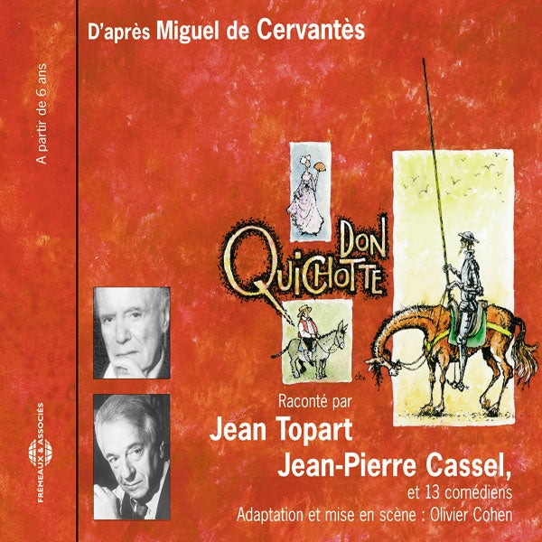Cervantes - Don Quichotte - Par Jean-Pierre Cassel - Rock/Pop - CD