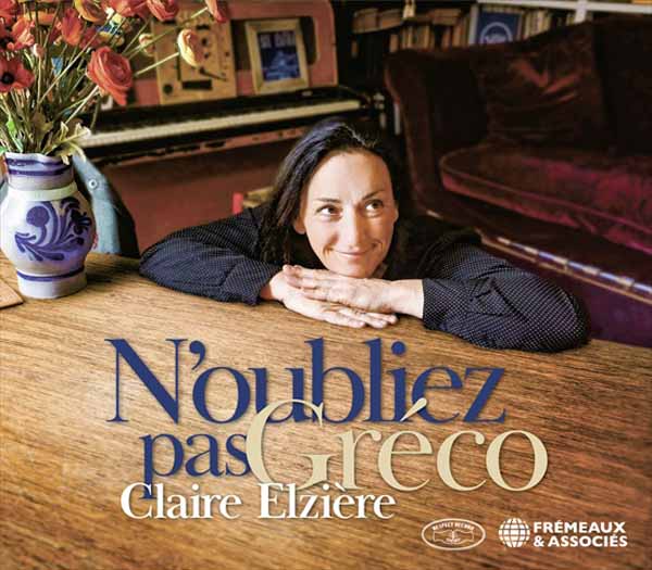 Claire Elzière - NOubliez Pas Gréco - Rock/Pop - CD