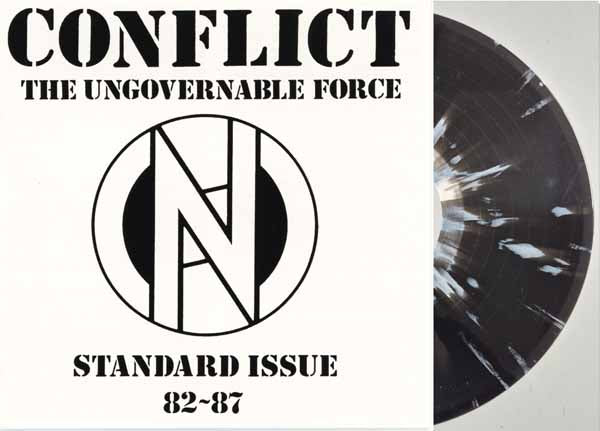 Conflict - Standard Issue Part 1 -  82-87 (Black With White Splatters) - Punk - LP