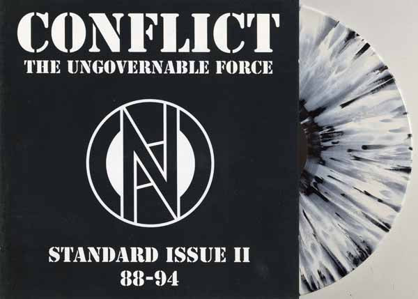 Conflict - Standard Issue Part 2 88-94 (White With Black Splatters) - Punk - LP