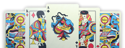 The Beatles Yellow Submarine Playing Cards - Theory11