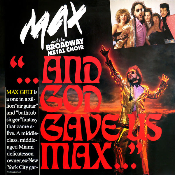 Max & The Broadway Metal Choir - And God Gave Us Max - Rock - CD