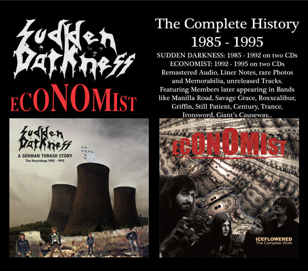 Sudden Darkness / Economist - The Complete History 1985-1995 - Thrash Metal - 4CD