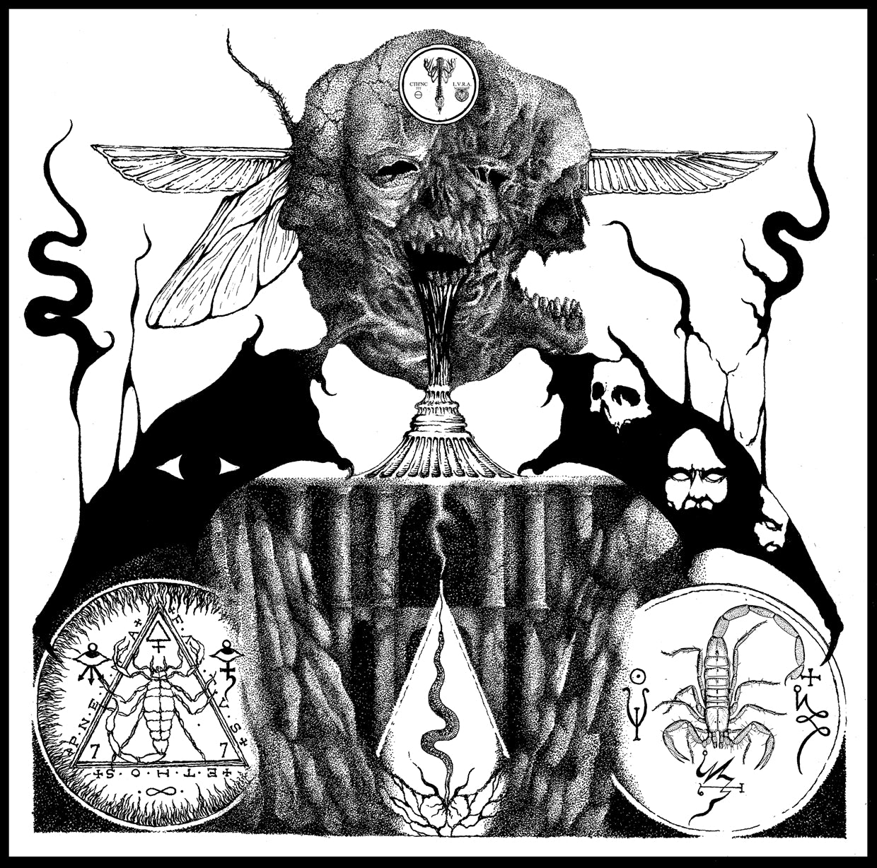 Cthonica - Typhomanteia - Sacred Triarchy Of Spiritual Putrefication - Black Metal - DLP