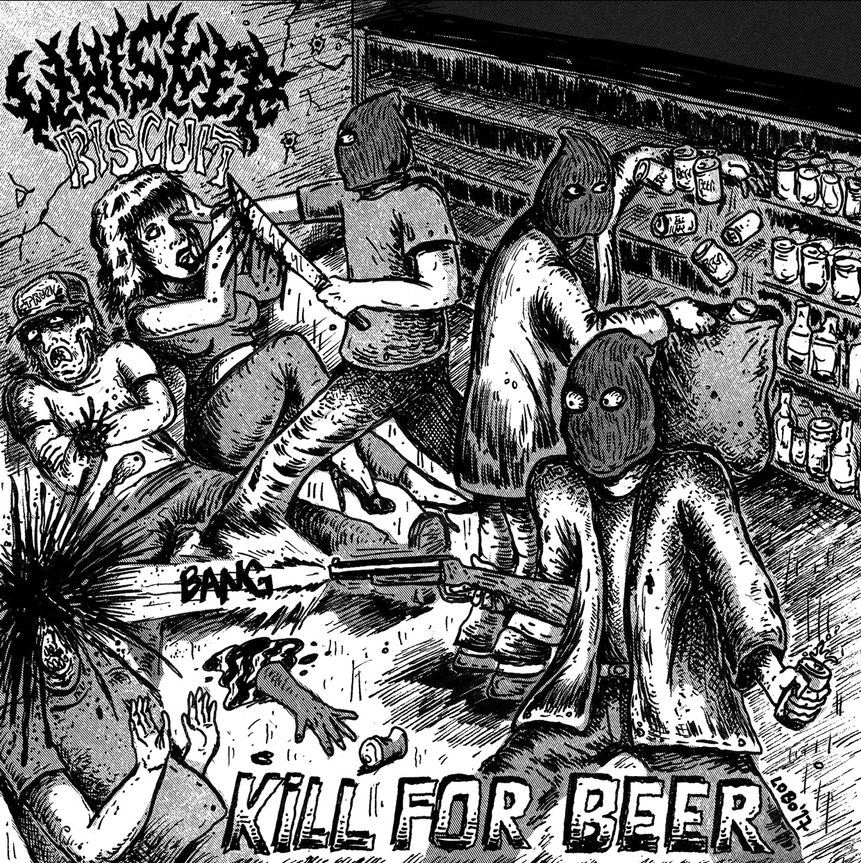 Whisker Biscuit - Kill For Beer - Punk - LP