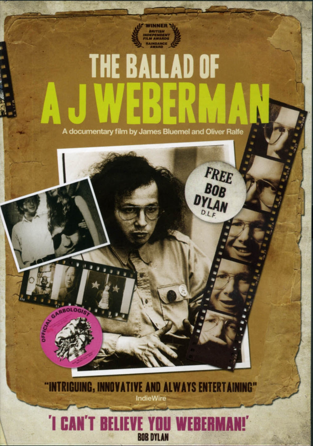 A J Weberman - The Ballad Of A J Weberman - Film/TV/Character - DVD