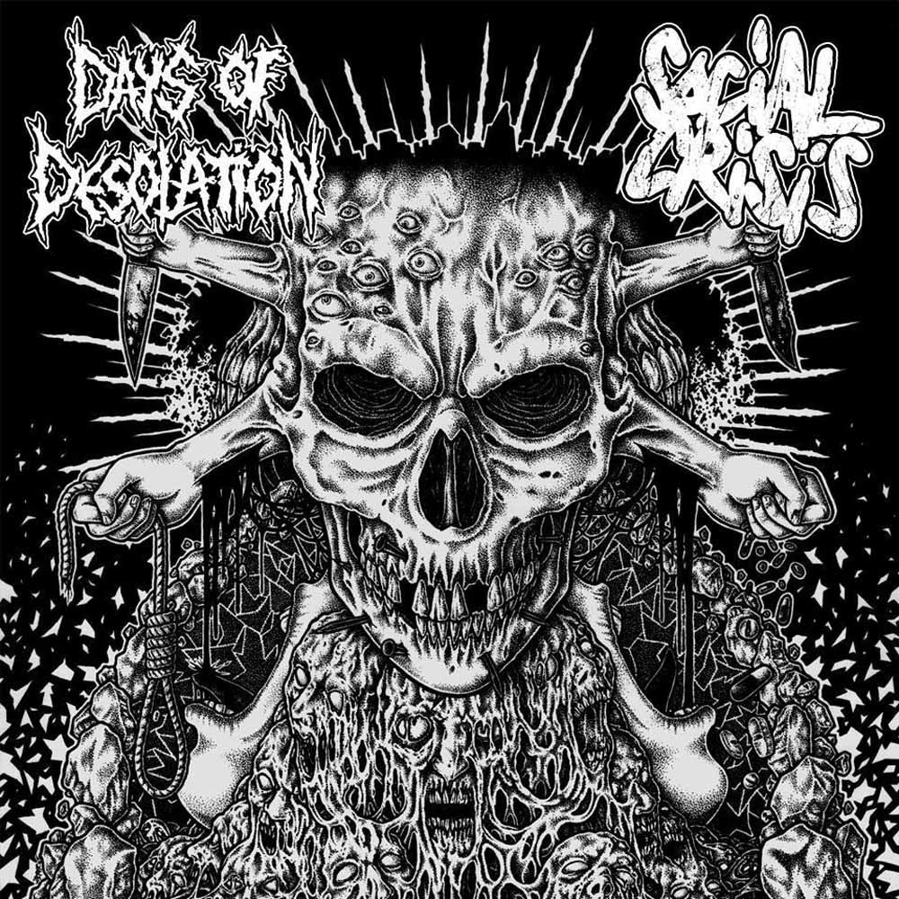 Social Crisis/Days Of Desolation - Split - Hardcore - 7EP