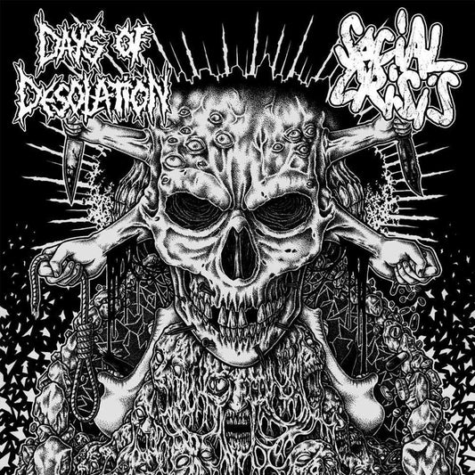 Social Crisis/Days Of Desolation - Split - Hardcore - 7EP