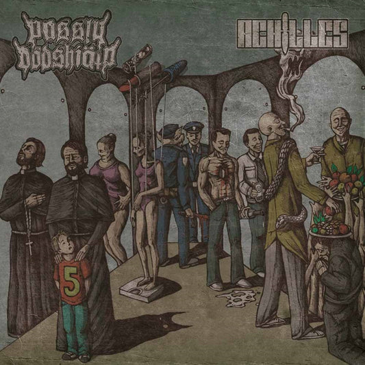 Passiv Dodshjalp / Achilles - Split - Punk - LP