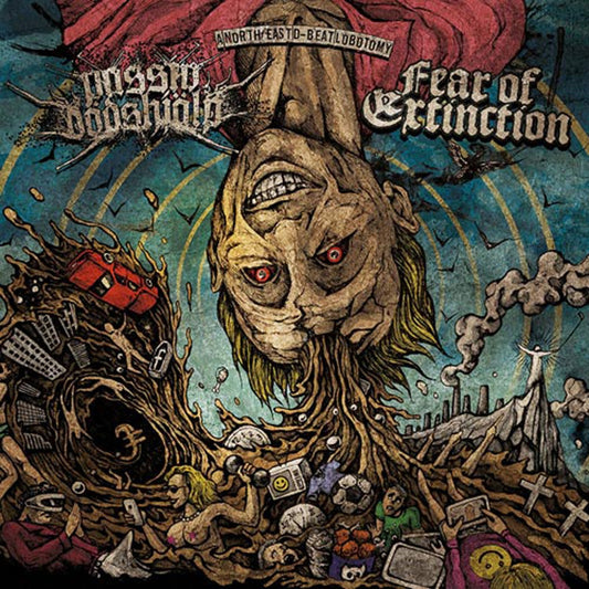Passiv Dödshjälp/Fear Of Extinction - Split - Punk - LP