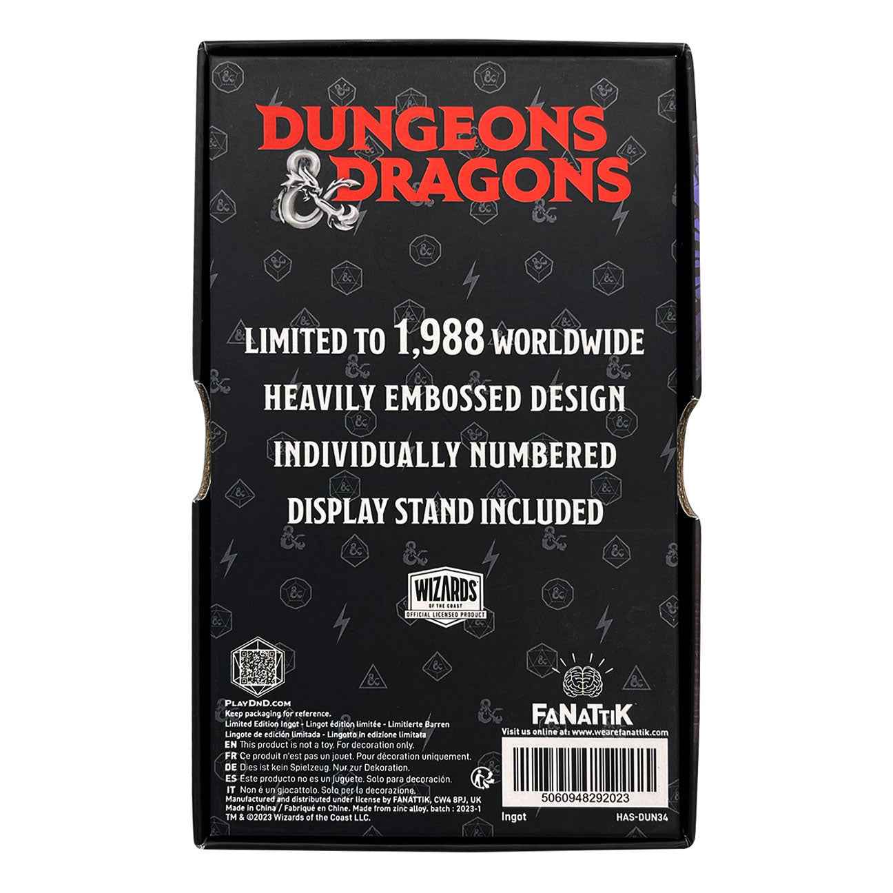 Dungeons & Dragons Limited Edition Lolth the Spider Queen Ingot