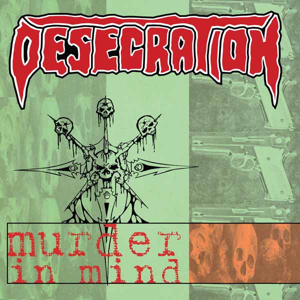 Desecration - Murder In Mind (12" Gatefold Lp On Mint Green & Red Spinner Vinyl W/ White Splatter - Insert, Obi Strip, Bonus Tracks) - Death Metal - LP