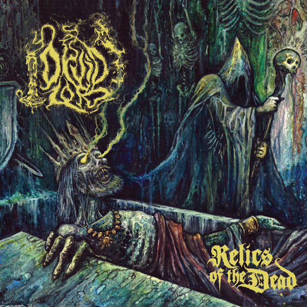 Druid Lord - Relics Of The Dead (12" Gatefold Lp W/ Insert On Cokebottle Green Vinyl W/ Blue, Yellow, Red, Black & Green Splatters) - Metal - LP
