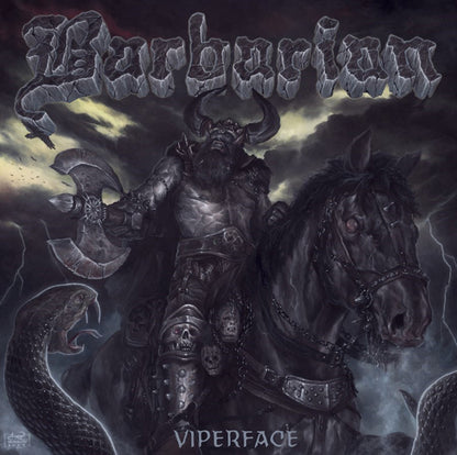 Barbarian - Viperface (Milky Clear/Black Marbled Vinyl) - Thrash Metal - LP