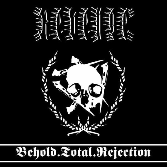 Revenge - Behold Total Rejection (Transparent, Black Ice / White Splatter) - Black Metal - LP