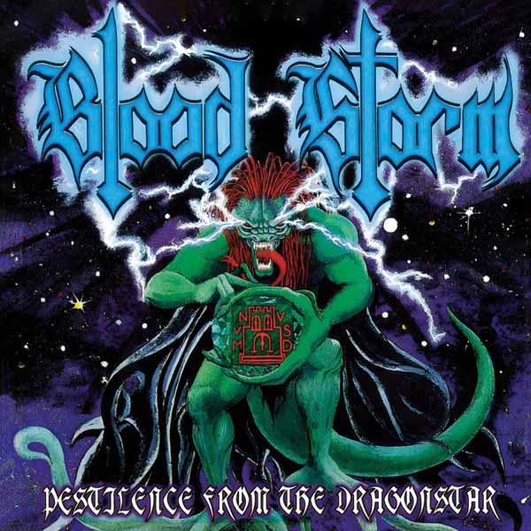 Blood Storm - Pestilence From The Dragon Star (2Lp Blue/Green/Black Swirl Vinyl W/ White Splatter) - Thrash Metal - DLP