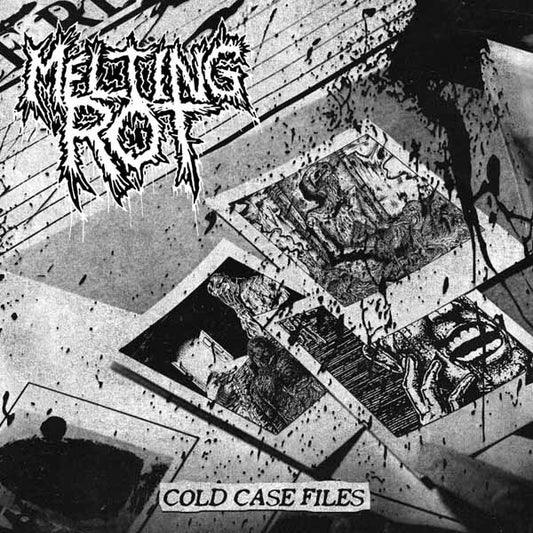 Melting Rot - Cold Case Files (Galaxy: Black/Silver Vinyl) - Grindcore - LP