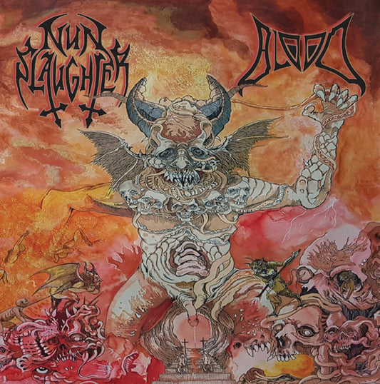 Nunslaughter/Blood - Split - Death Metal - LP