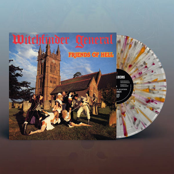 Witchfinder General - Friends Of Hell  (Clear W/ Red, Orange & White Splatter Vinyl) - Metal - LP