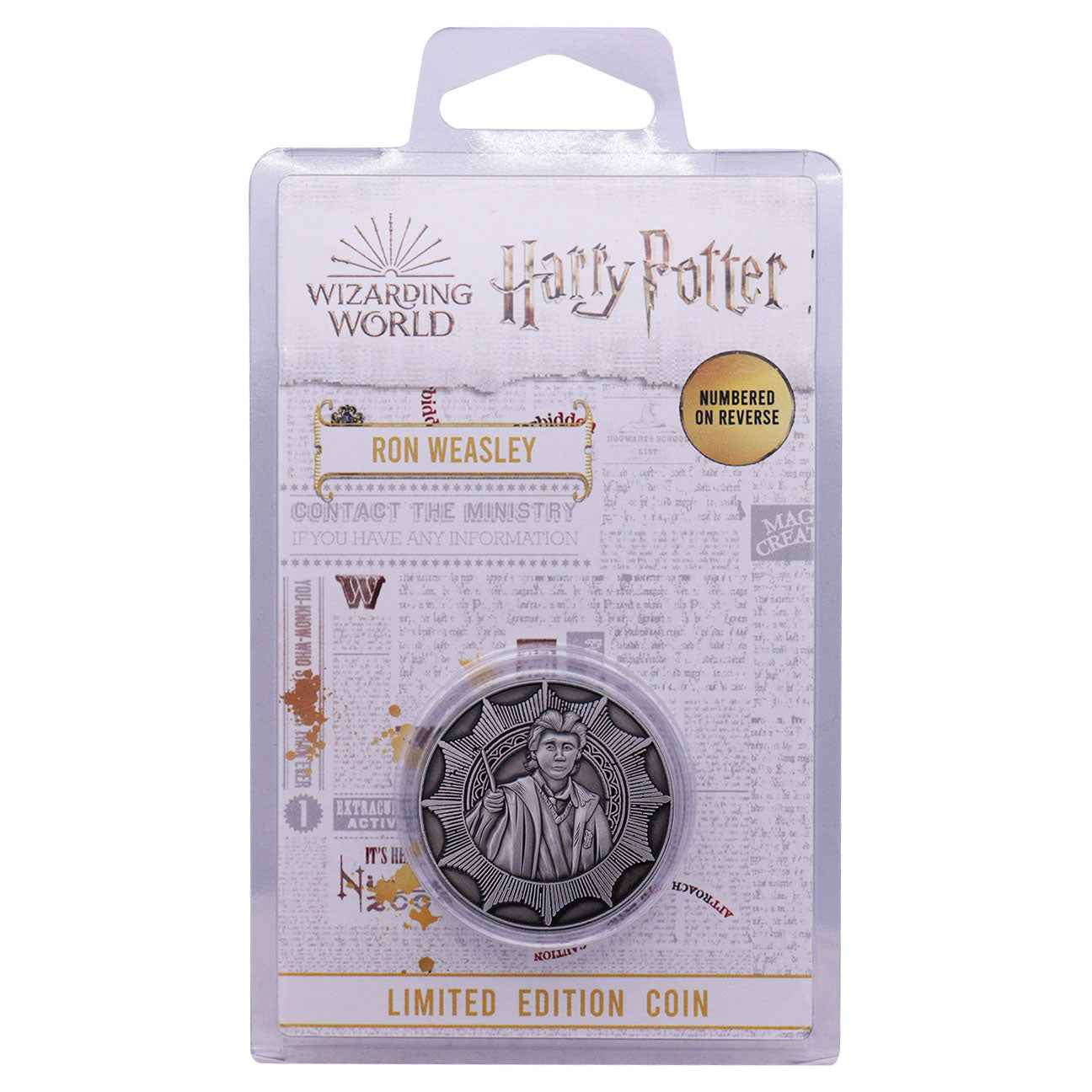 Harry Potter Limited Edition Ron Weasley Collectible Coin